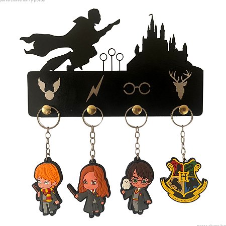 Porta Chaves Harry Potter Organizador de Parede
