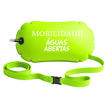 Boia de sinalização natação em águas abertas 20L com cinto ajustável