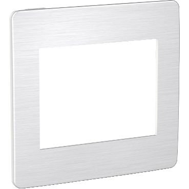 Placa 4x4 6 Postos Cosmic Grey Branco / Aluminio Galaxy Schneider Orion S733203639