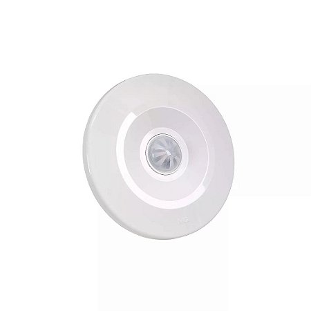 Sensor de presença Interno Embutir de Teto com Fotocélula Branco Margirius MPT-40F 14193