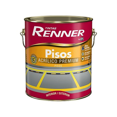 Tinta Acrílica Pisos Verde Fosco 3.6L Renner 7108