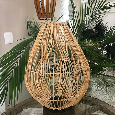 Pendente Rattan Ombak 40cm Ø