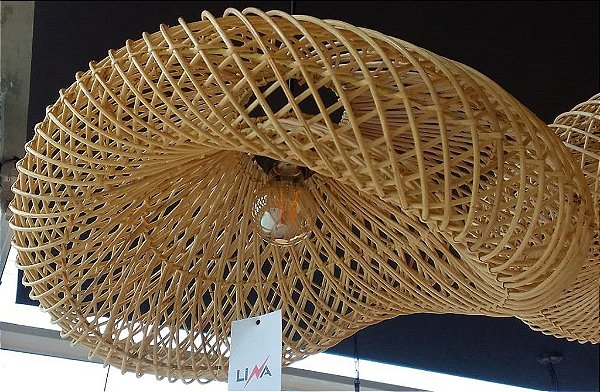 Pendente Rattan Papilio 43cm Ø