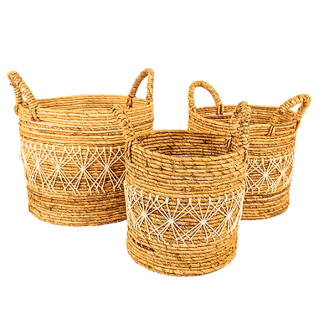 Cesto Banana Mawar Rotang mrc-090