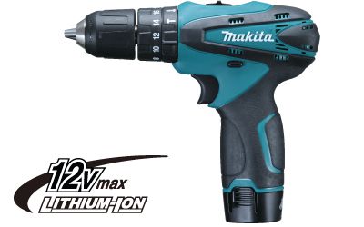 Parafusadeira / Furadeira 3/8' com bateria 12V Makita HP330DWE