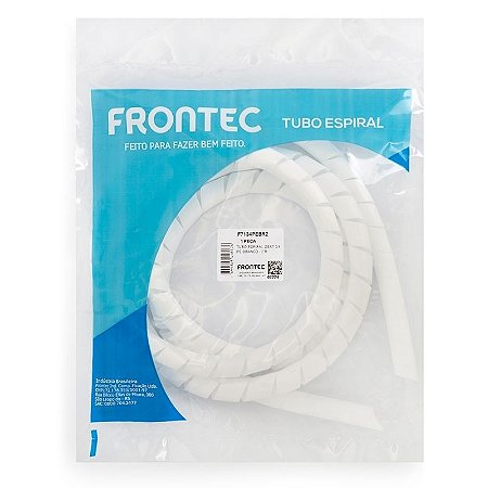 Tubo Spiral 3/4' Branco Frontec Blister com 2 metros