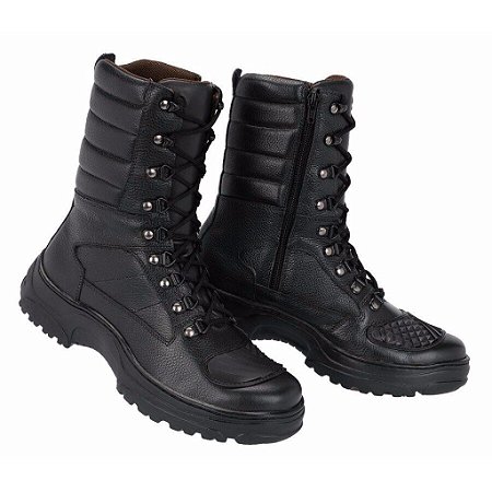 bota cano longo masculina militar
