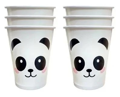 Copo de Papel Panda 8 Un.