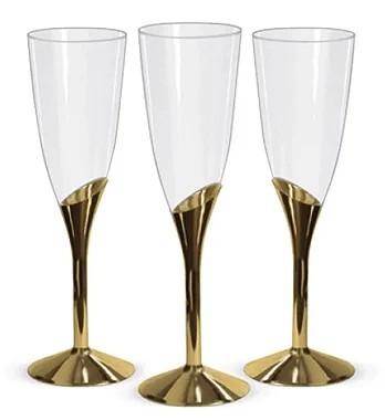 Taça Espumante Descartável Premium 6un