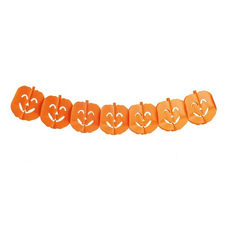 Halloween Faixa Decorativa de Abóbora