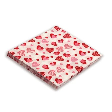 Guardanapo de Papel Corações P