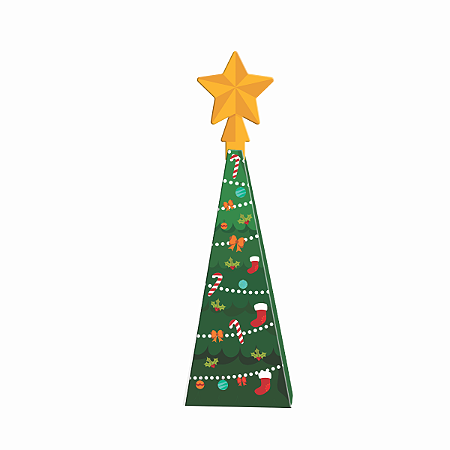 Cone Árvore de Natal 10un