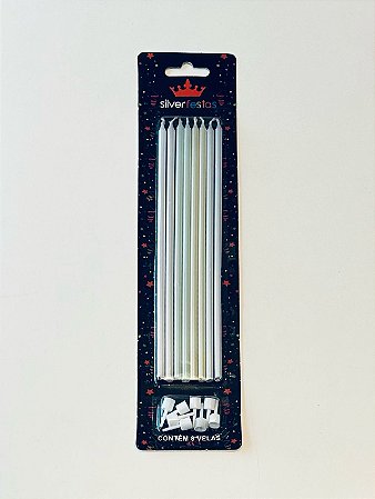 Vela Palito Gigante Candy Colors 18cm