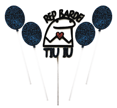 Topo de Bolo Flork