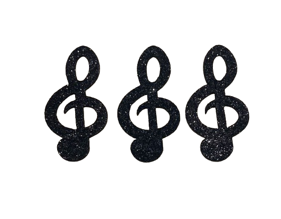 Festa Música Aplique de Notas Musicais