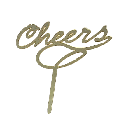 Topo de Bolo "Cheers"