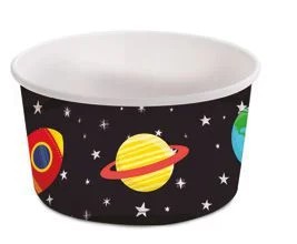 Pote de Papel Astronauta 8 Un.