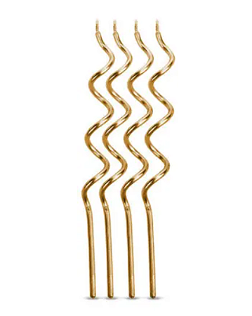 Vela Espiral Dourada
