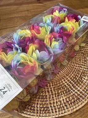 Forminha Flor Tie Dye 24 Un.