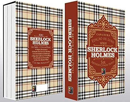 Box SHERLOCK HOLMES de Luxo - SERIE ( 06 LIVROS) + 2 Marcadores Personalizados com sua Imagem!
