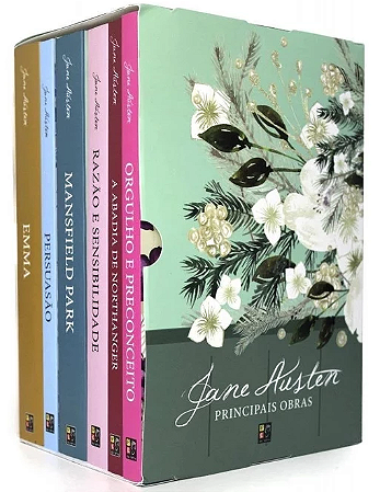 Box Jane Austen - 6 Livros Editora Pé Da Letra + Marcadores personalizados