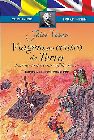 Viagem ao centro da terra - Capa Dura - Bilíngue
