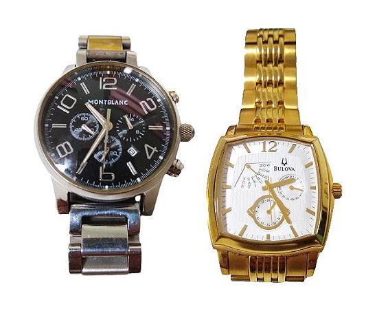Réplica de Relógios Montblanc e Bulova Seminovos