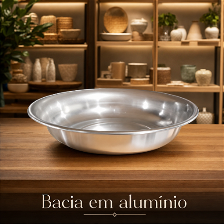 Bacia de Alumínio Vulcão Multiuso