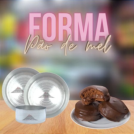 FORMA EM ALUMÍNIO PÃO DE MEL
