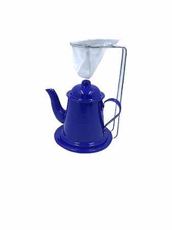 Kit Café no Bule com Aramado e Coador