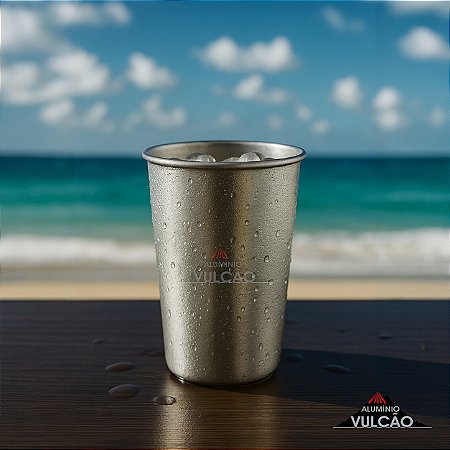 Copo em Alumínio Resistente 375ml e 200ml