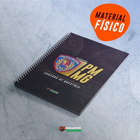 Caderno com 400 Questões - Concurso Polícia Militar MG