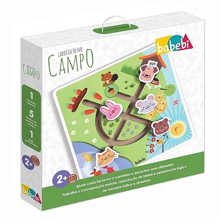 Brinquedo Educativo Labirinto No Campo - Babebi