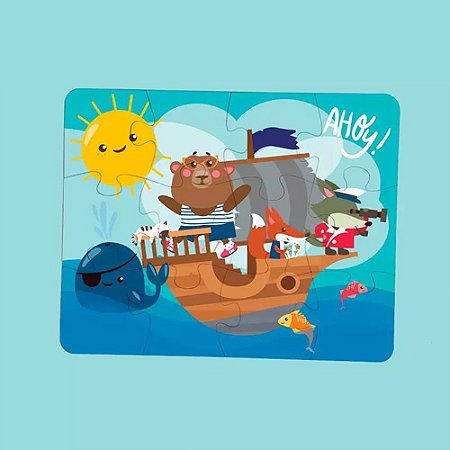 Quebra-Cabeça Gigante Piratas