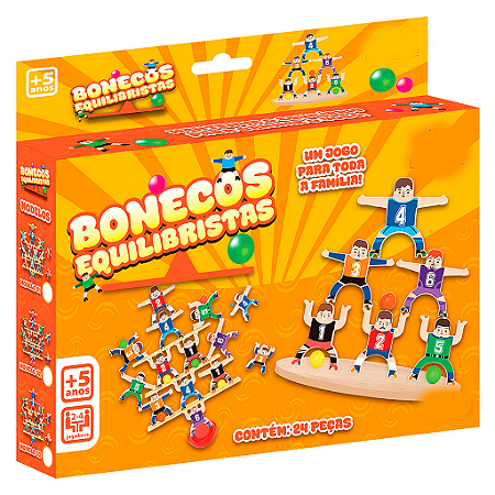 BONECOS EQUILIBRISTAS – DESAFIO DIVERTIDO DE EQUILÍBRIO E CRIATIVIDADE