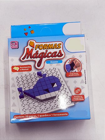 Formas Mágicas de Montar – Brinquedo Criativo e Educativo Infantil