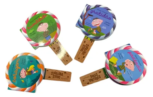 Coleção de Livros - Doces Virtudes - Humildade, coragem, paciência e gratidão