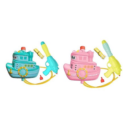 LANÇA-ÁGUA COM MOCHILA – AVENTURA DIVERTIDA EM FORMATO DE BARCO