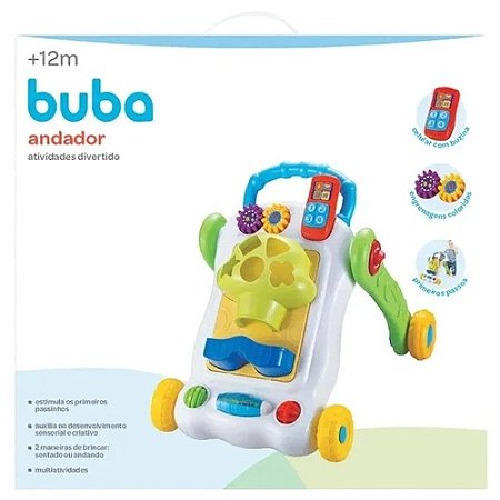 Andador de Atividades Divertido, Buba, Multicor