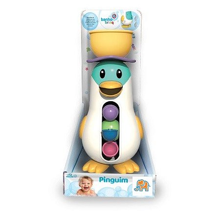 Pinguim Monta e Desmonta Banho Bebês