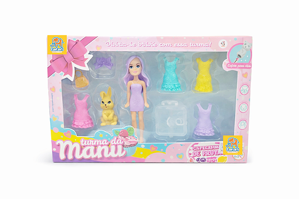 Coleção Turma Da Manu E Pet Brinquedos