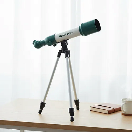 Telescópio Educaplay - 40X, 60X ou 80X de ampliação - Com tripé