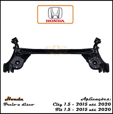 EIXO TRASEIRO HONDA CITY E FIT 1.5 FREIO A DISCO 2015 A 2020