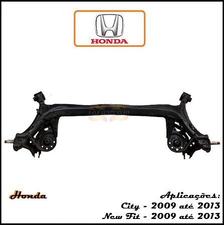 EIXO TRASEIRO HONDA CITY E NEW FIT FREIO A DISCO 2009 ATÉ 2013
