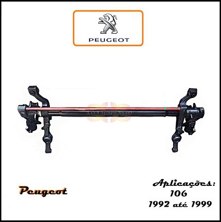 EIXO TRASEIRO PEUGEOT 106 COM ROLAMENTO