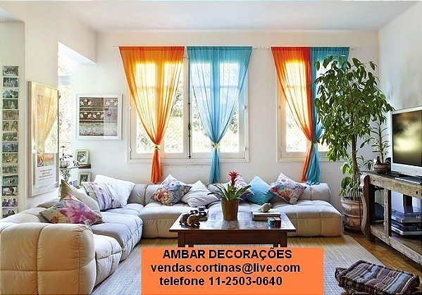 Cortina modelo Veneza (passavarão)