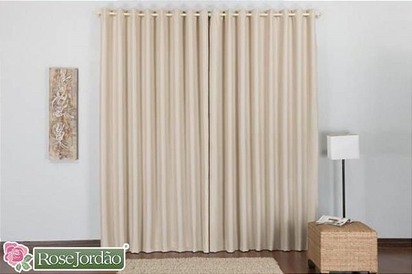 FORRO CORTINA BLACK-OUT COM  ILHOS