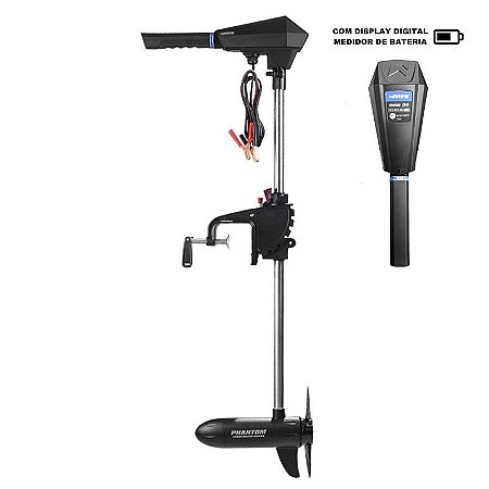Motor Eletrico Phantom 44 LB com Marcador Digital - Marine Sports