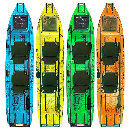 Caiaque Dourado PRO com 2 Cadeiras Confort (Duplo)