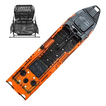 Caiaque Ark 1290 Cadeira Padrão Cor Personalizada - Milha Náutica